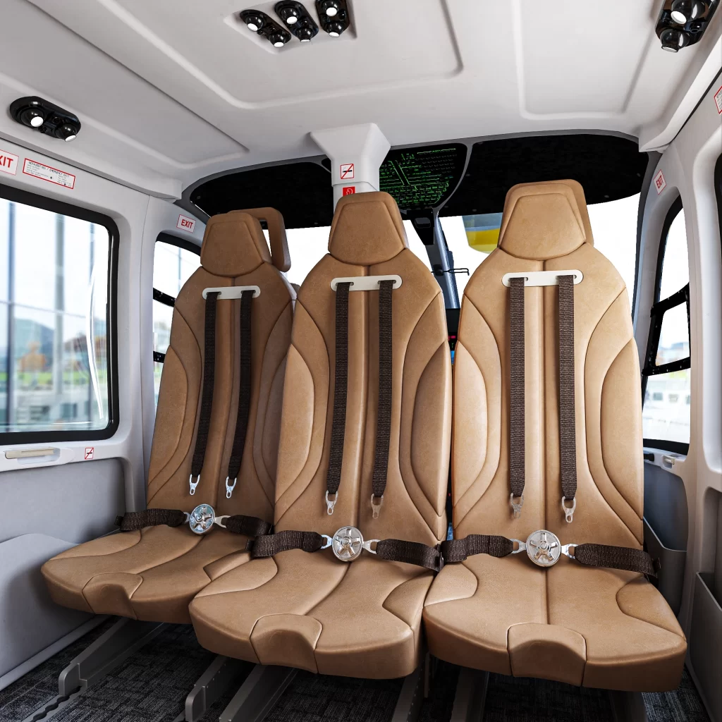 Aircraft Interior Design for Airbus H135